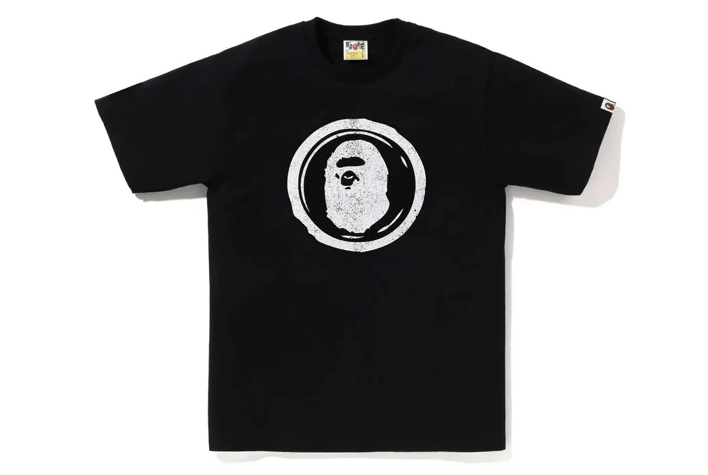 A BATHING APE  |Crew Neck Street Style Cotton Short Sleeves Logo