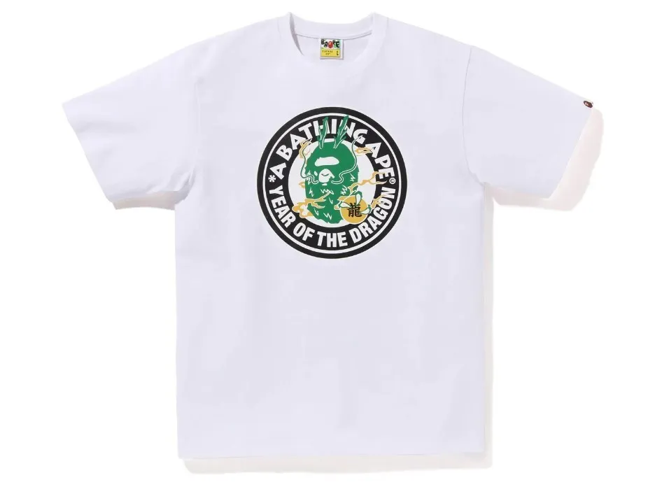 A BATHING APE  |Crew Neck Street Style Plain Cotton Short Sleeves