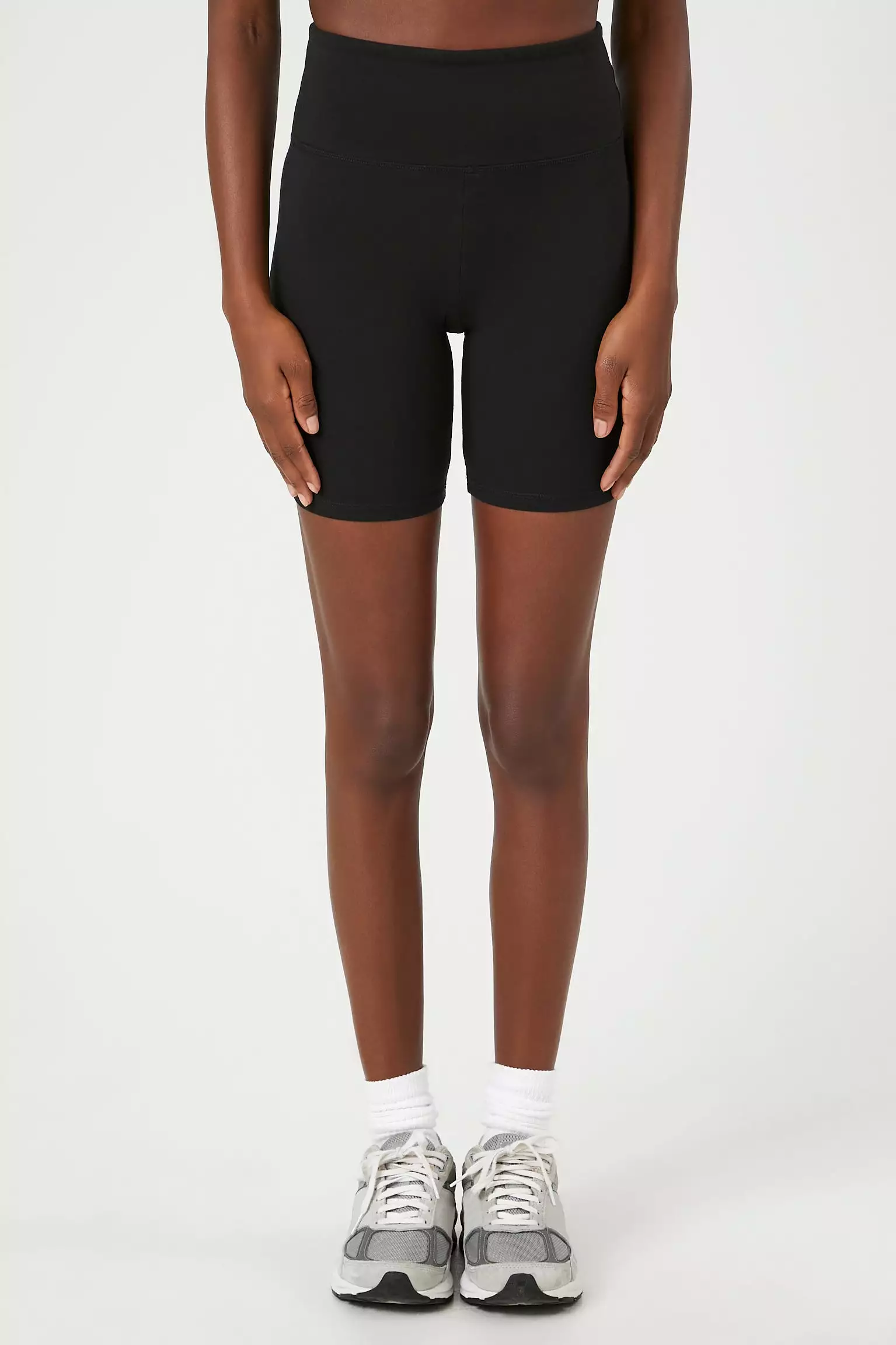 Active Cotton-Blend Biker Shorts