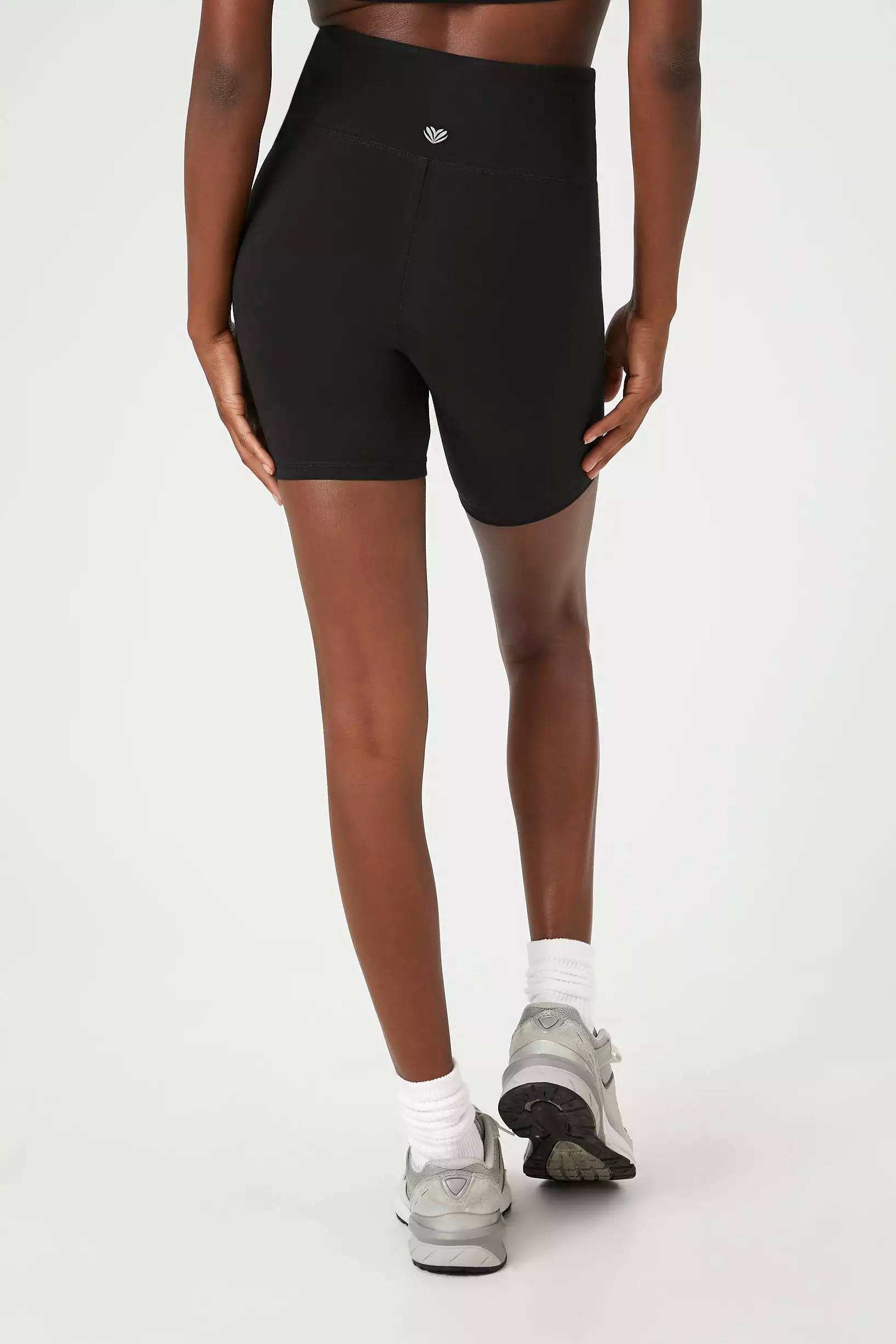 Active Cotton-Blend Biker Shorts