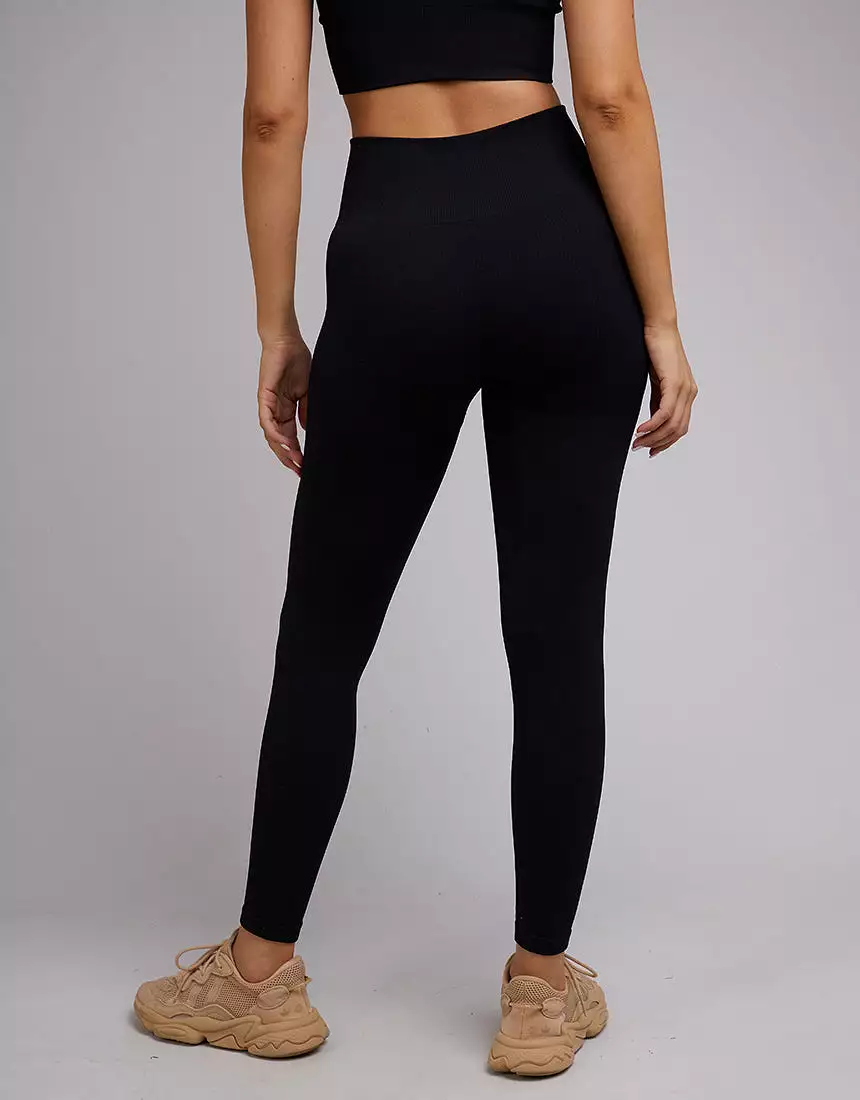 All About Eve Remi Rib Legging - Black