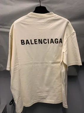 BALENCIAGA  |Crew Neck Unisex Street Style Plain Cotton Short Sleeves