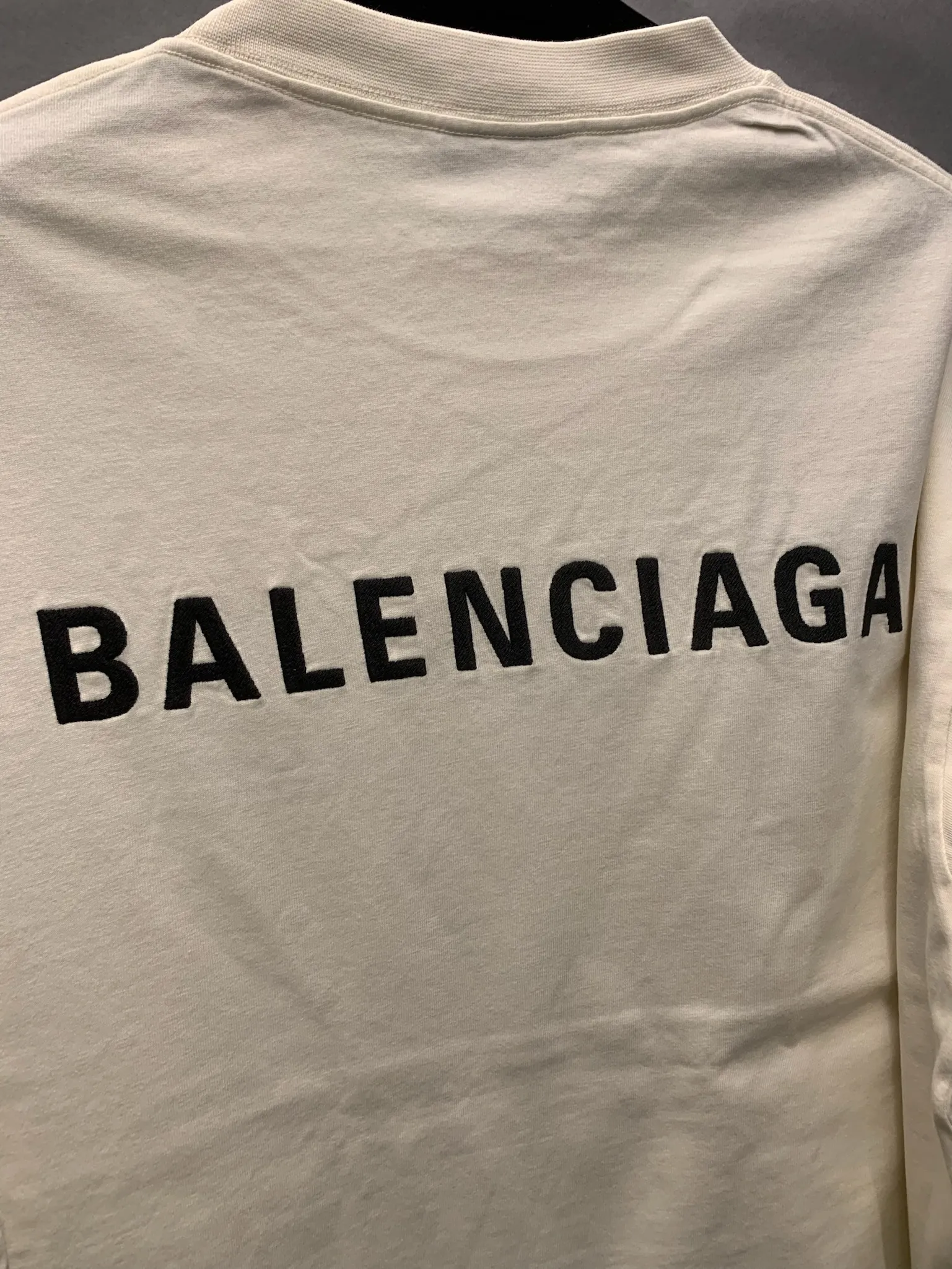 BALENCIAGA  |Crew Neck Unisex Street Style Plain Cotton Short Sleeves