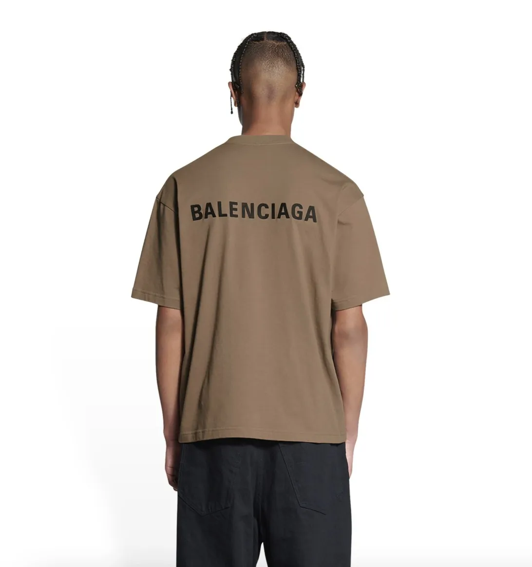 BALENCIAGA  |Crew Neck Unisex Street Style Plain Cotton Short Sleeves