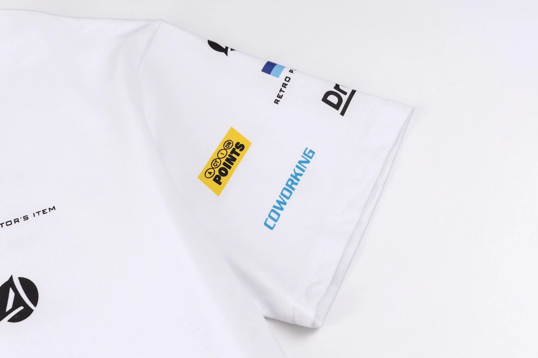 Balenciaga racing logo design logo short-sleeved T-shirt White 3.29