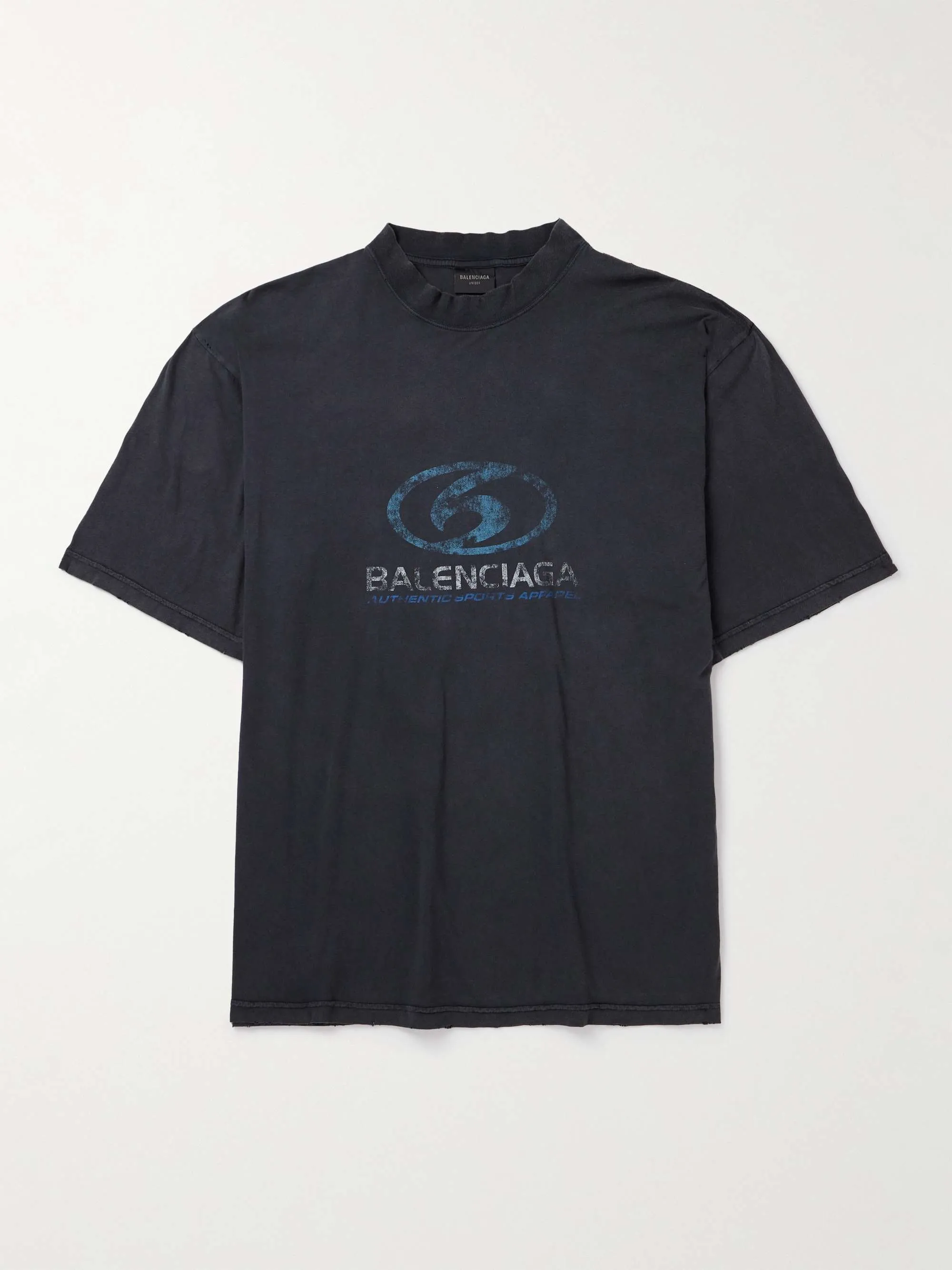 BALENCIAGA  |Street Style U-Neck Cotton Short Sleeves Logo Luxury