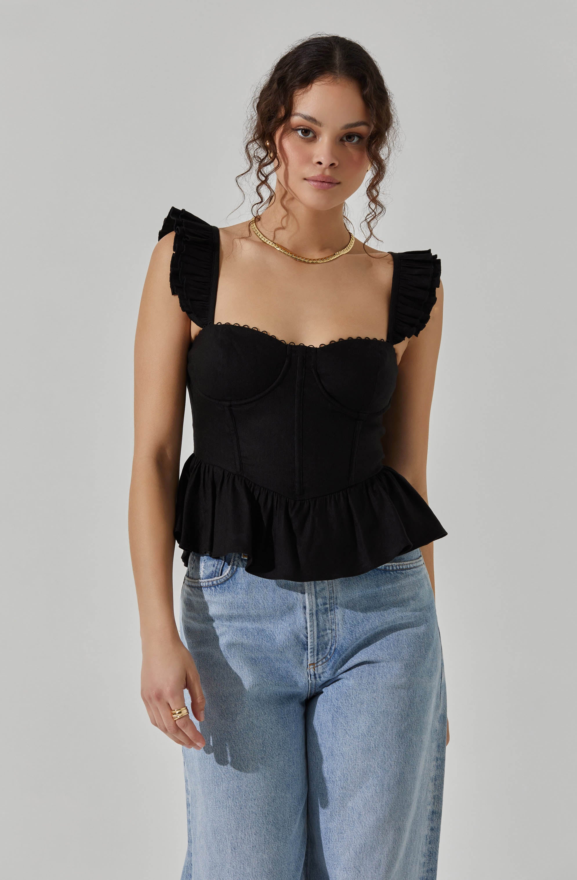 Baylin Peplum Top