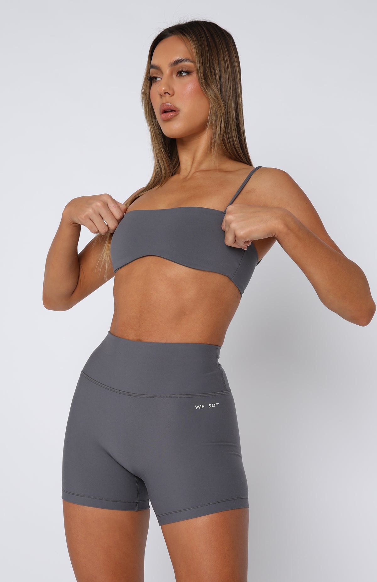 Brixton Sports Bra Smoke