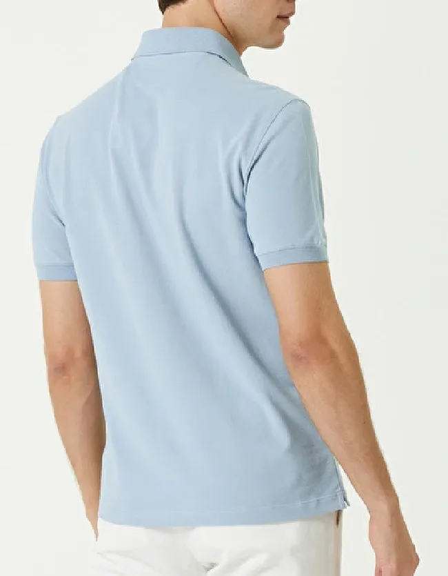 BRUNELLO CUCINELLI  |Plain Cotton Short Sleeves Logo Polos