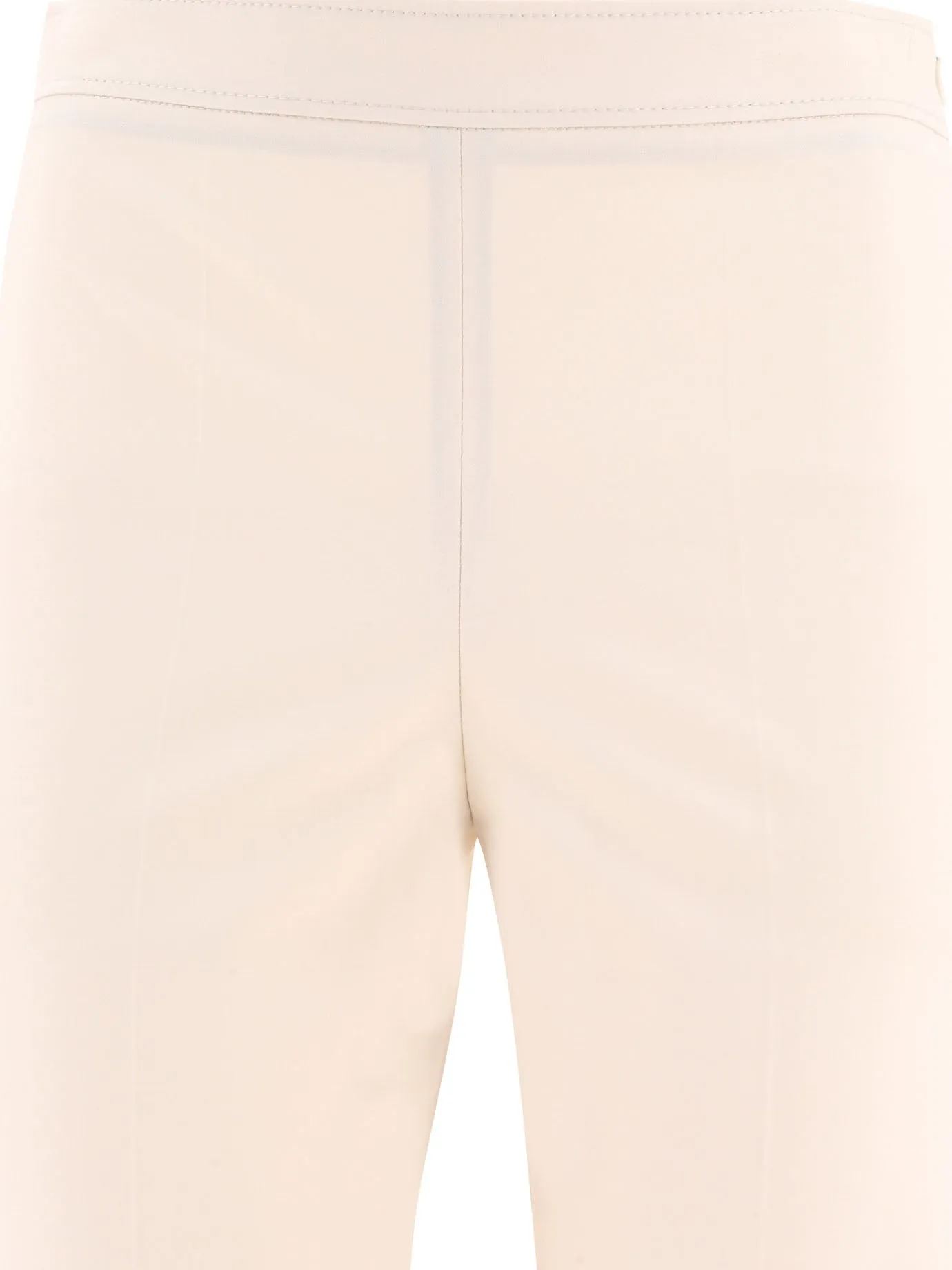 BRUNELLO CUCINELLI Women's White Straight Pants for the 2024 Summer Season