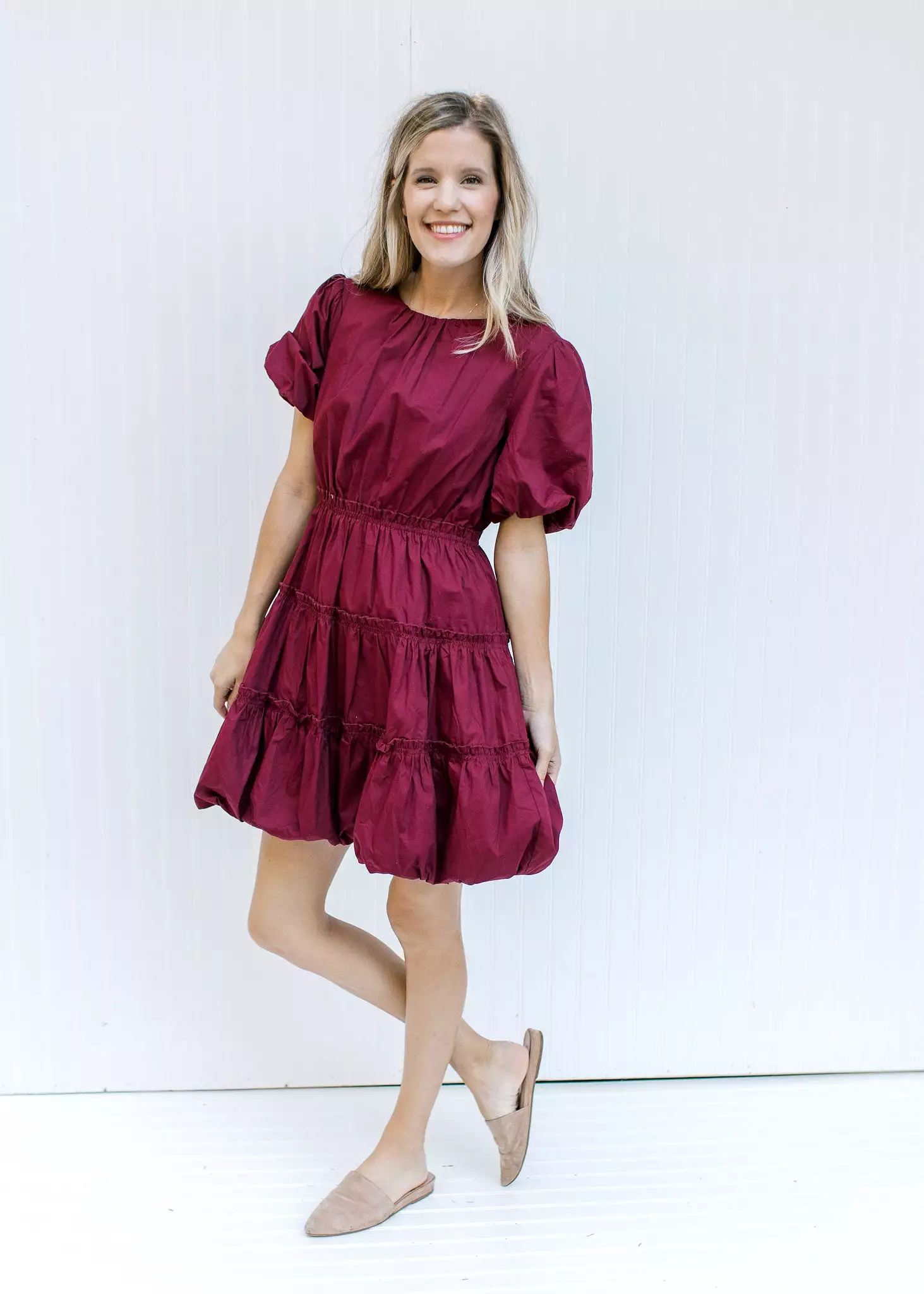 Burgundy Belle Dress