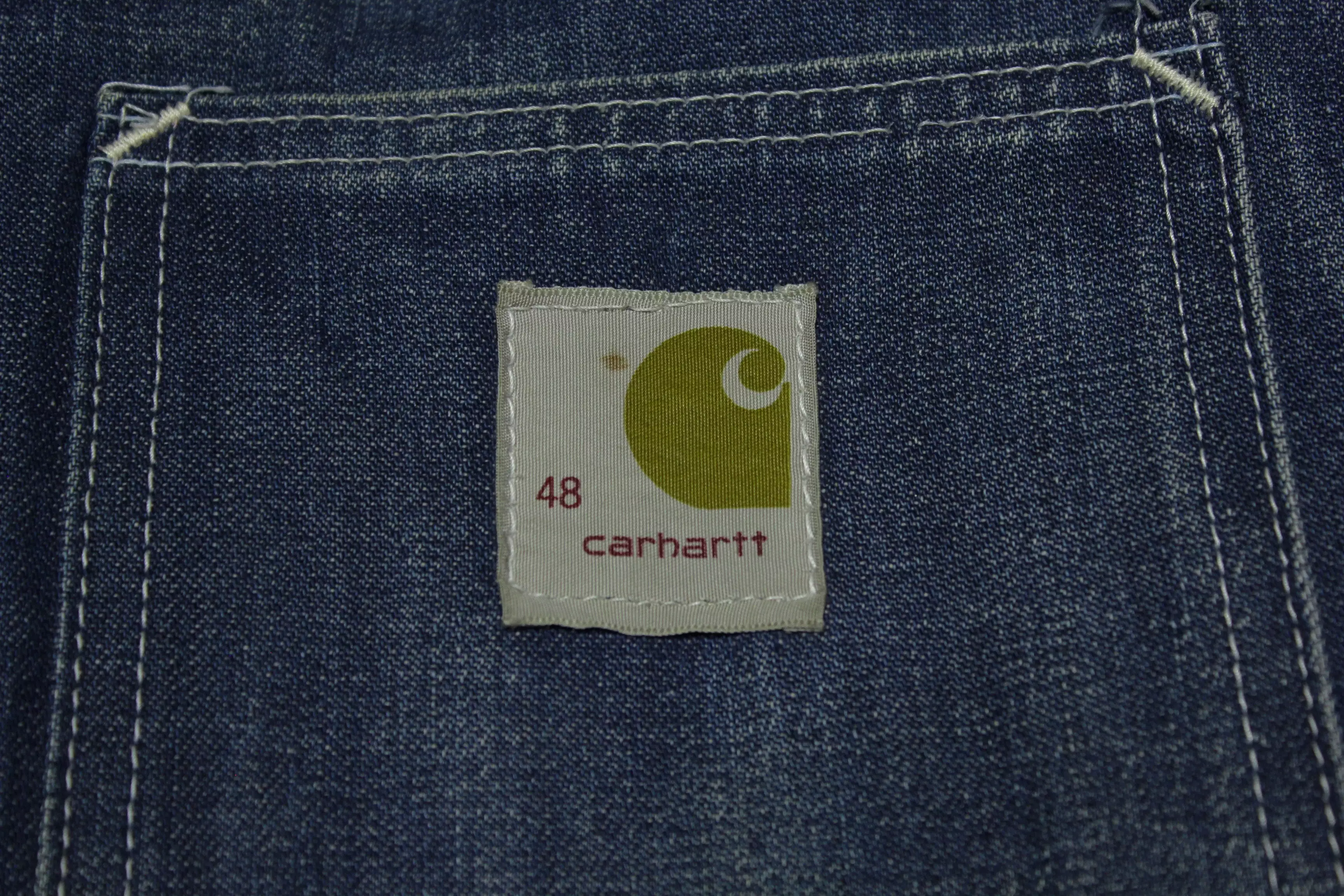 Carhartt 8LC 8C Insulated Blanket Lined USA Made Denim Chore Barn Coat Work Jacket