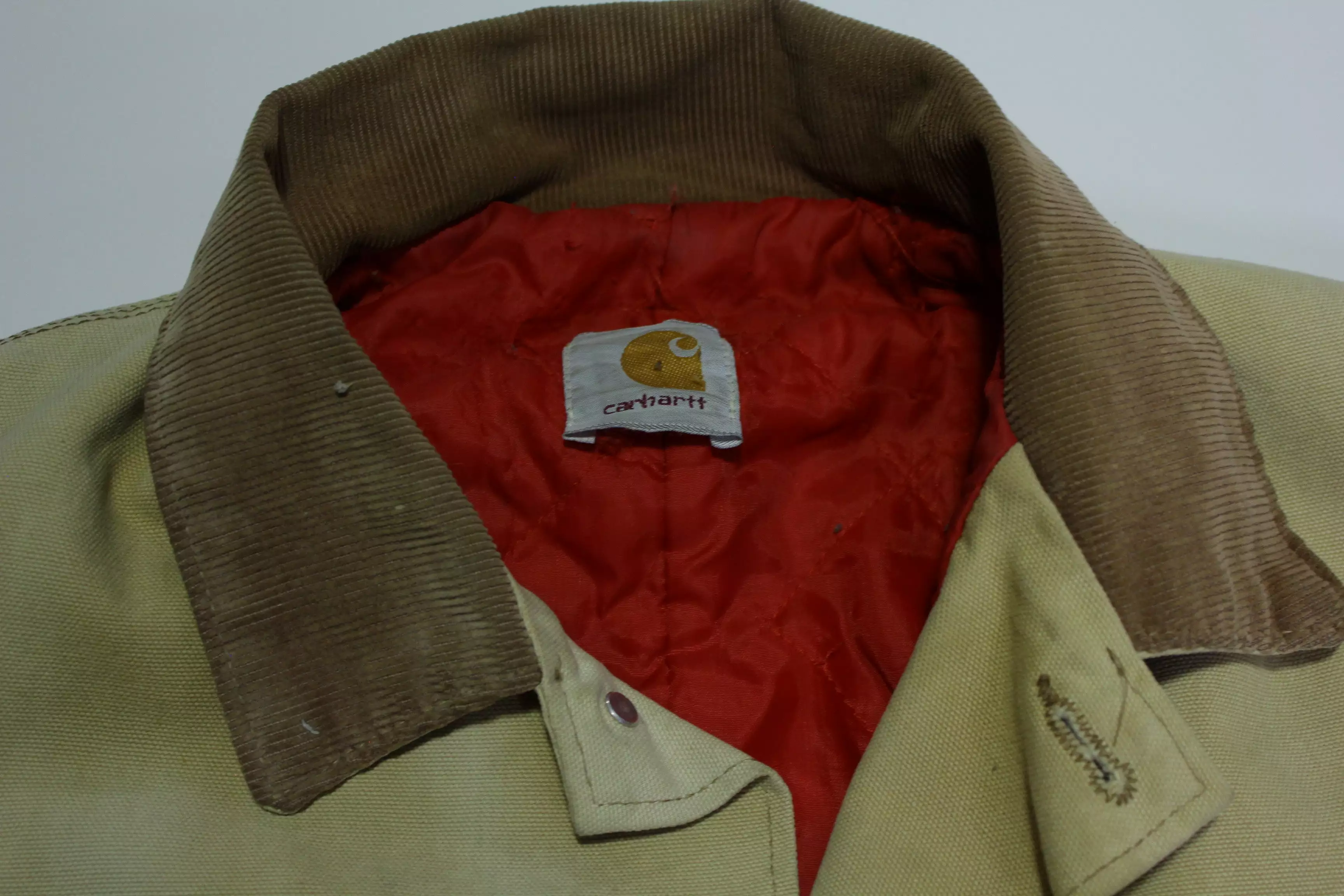 Carhartt C02 Traditional Duck Arctic Quilt Lined Barn Chore Coat Work Jacket 4 Pocket