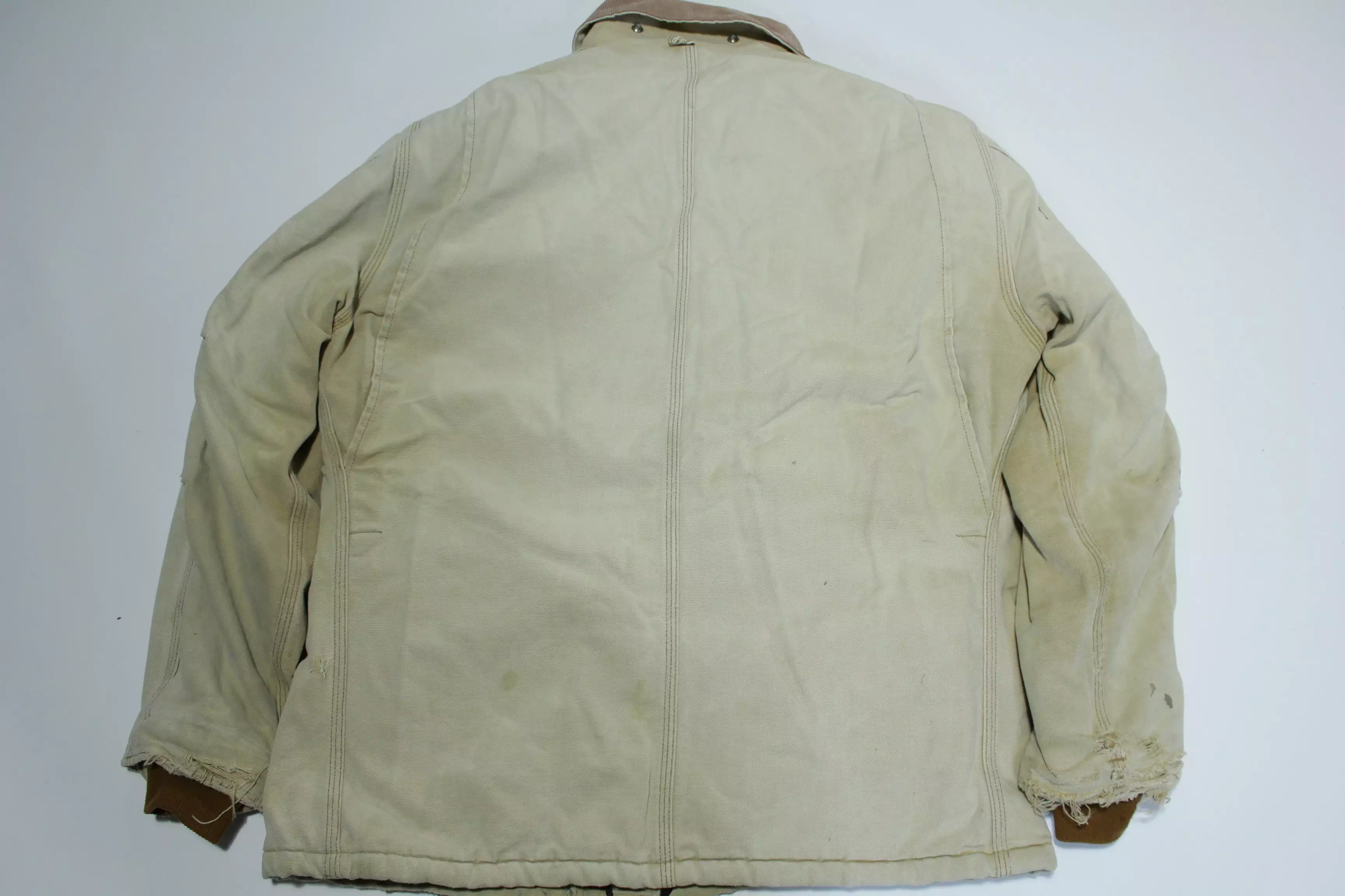 Carhartt Vintage C03 Y2K BRN Traditional Chore Canvas Duck Work Jacket Distressed