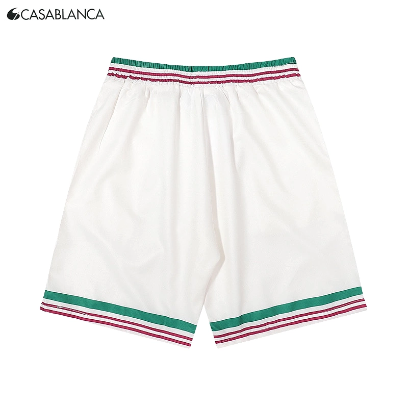 Casablanca 23SS floral tennis racket short-sleeved T-shirt & shorts 4.9