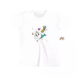 Cat Mermaid Youth Short Sleeve T-Shirt