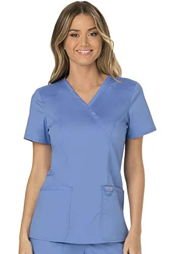 Cherokee WW610 Workwear Revolution Mock Wrap Scrub Top