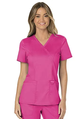 Cherokee WW610 Workwear Revolution Mock Wrap Scrub Top