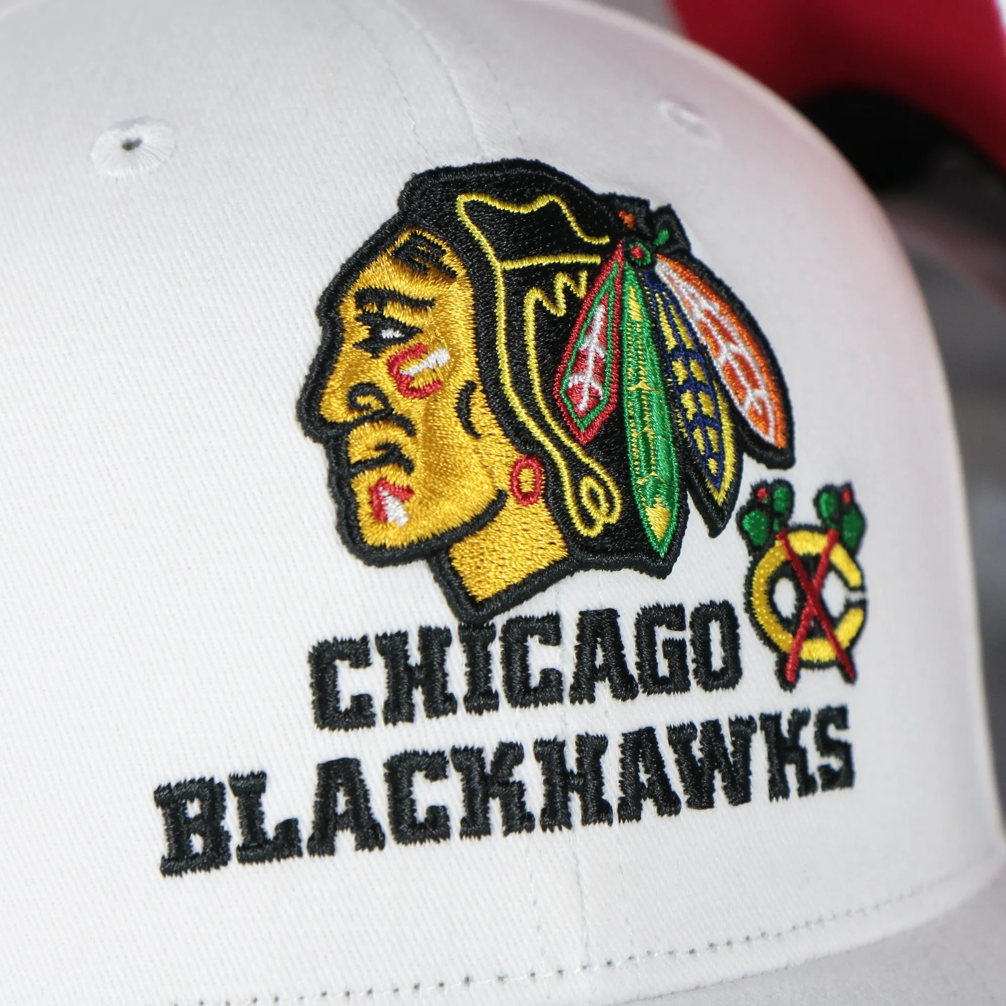 Chicago Blackhawks NHL All in Pro Red Bottom | White Snapback Hat