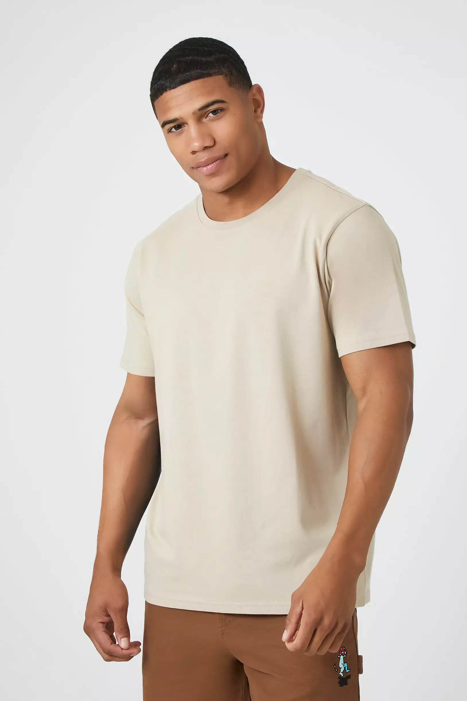 Cotton Short-Sleeve Crew Tee