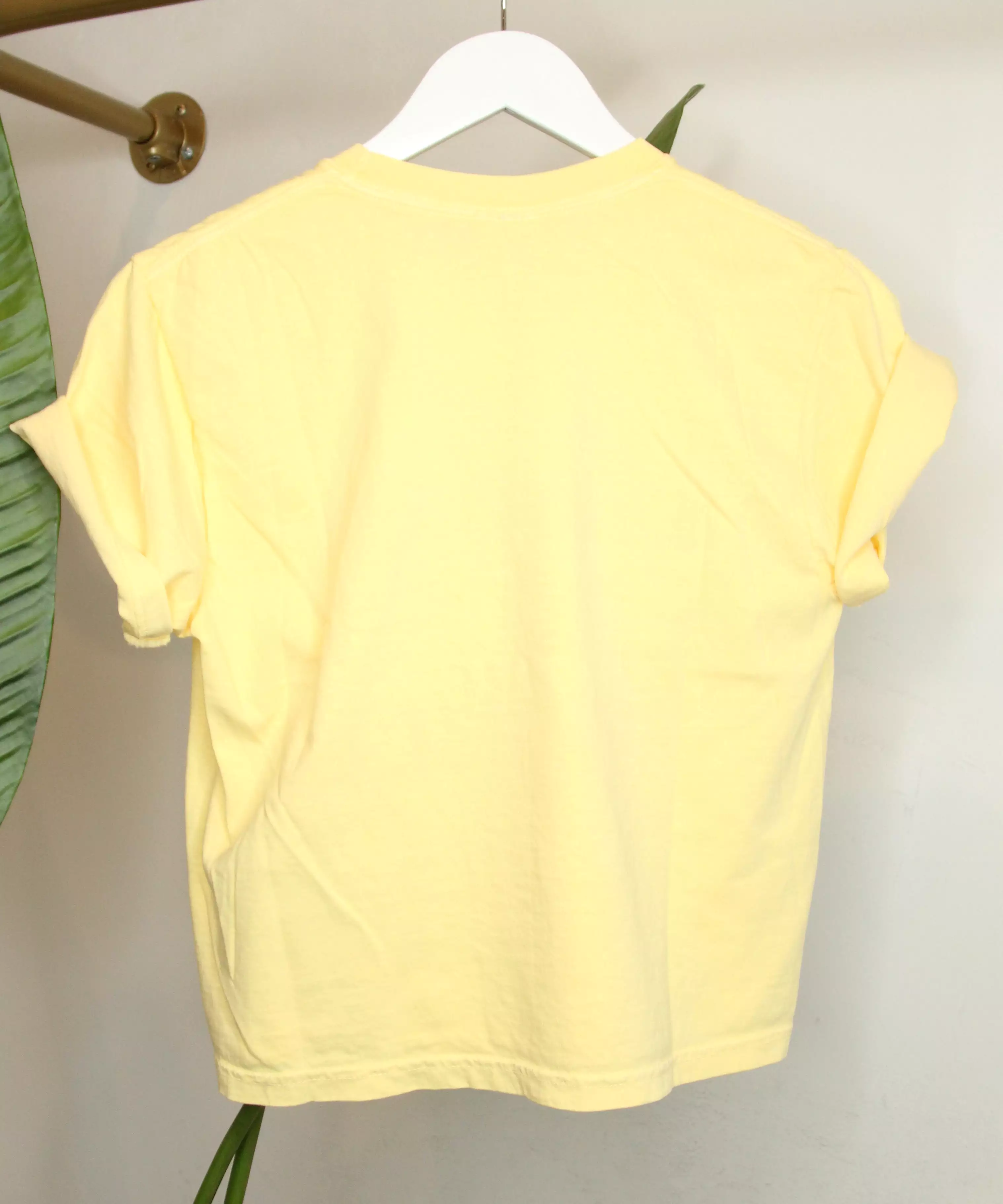 Cowboys & Tequila T-Shirt - Yellow/Pink