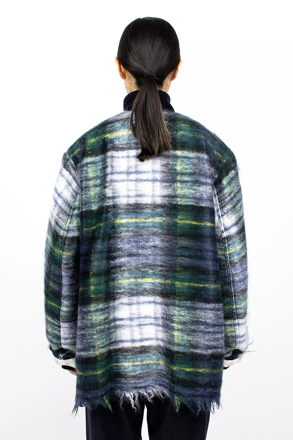 Croft Woven Jacket Green Tartan