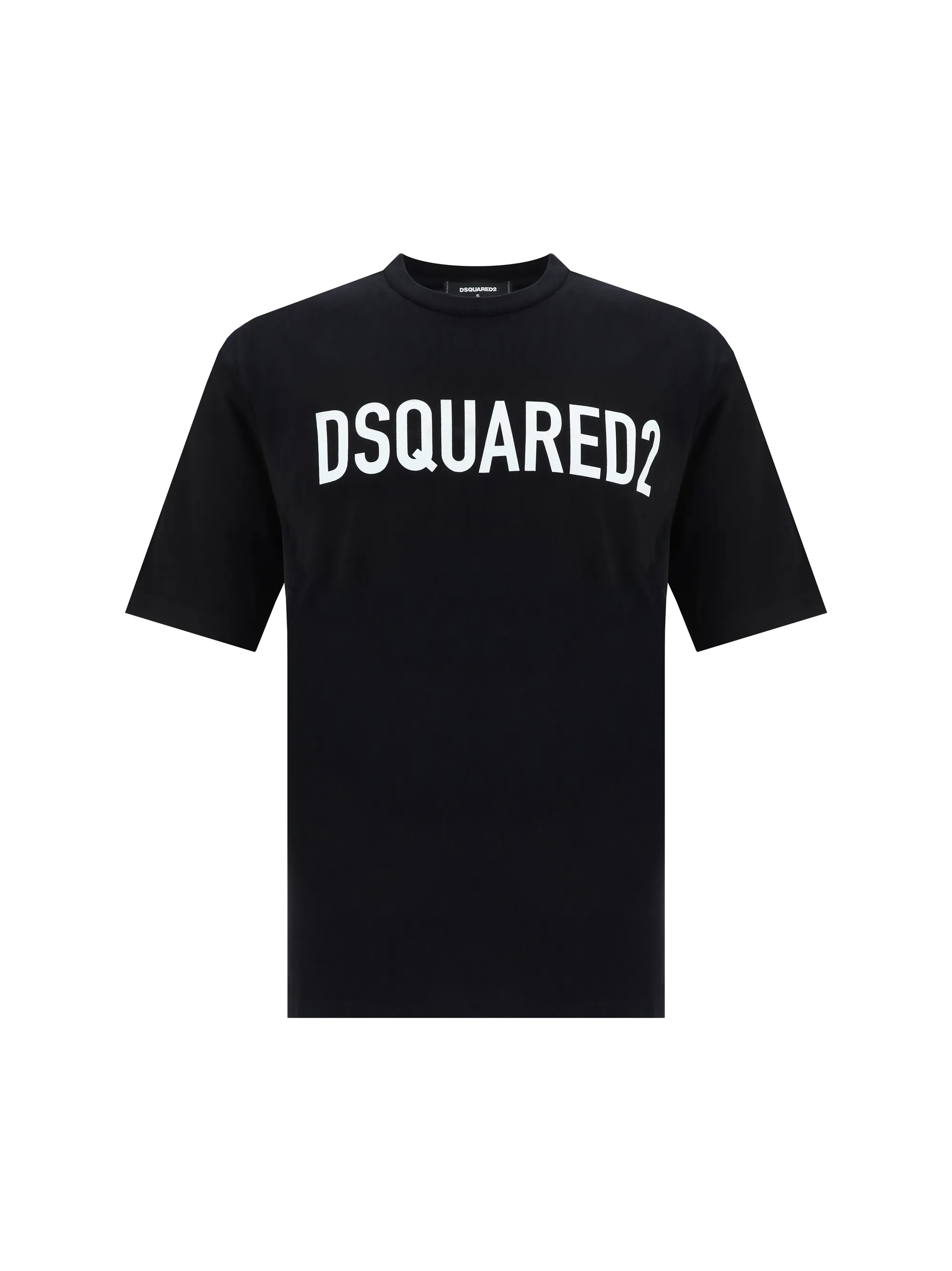 D SQUARED2  |Crew Neck Monogram Cotton Short Sleeves Luxury