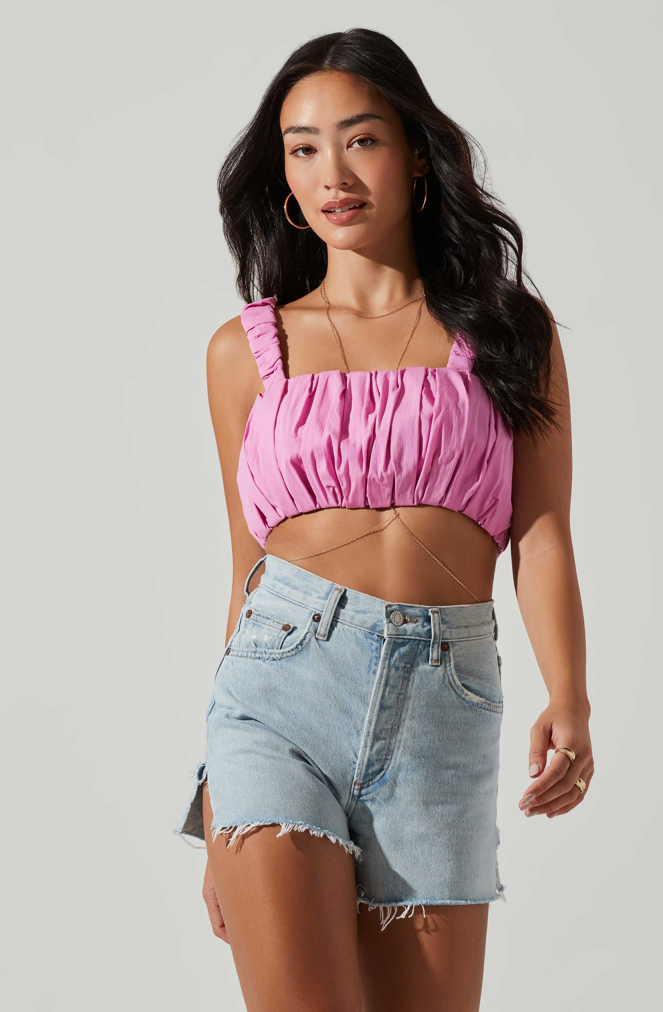 Daija Square Neck Crop Top