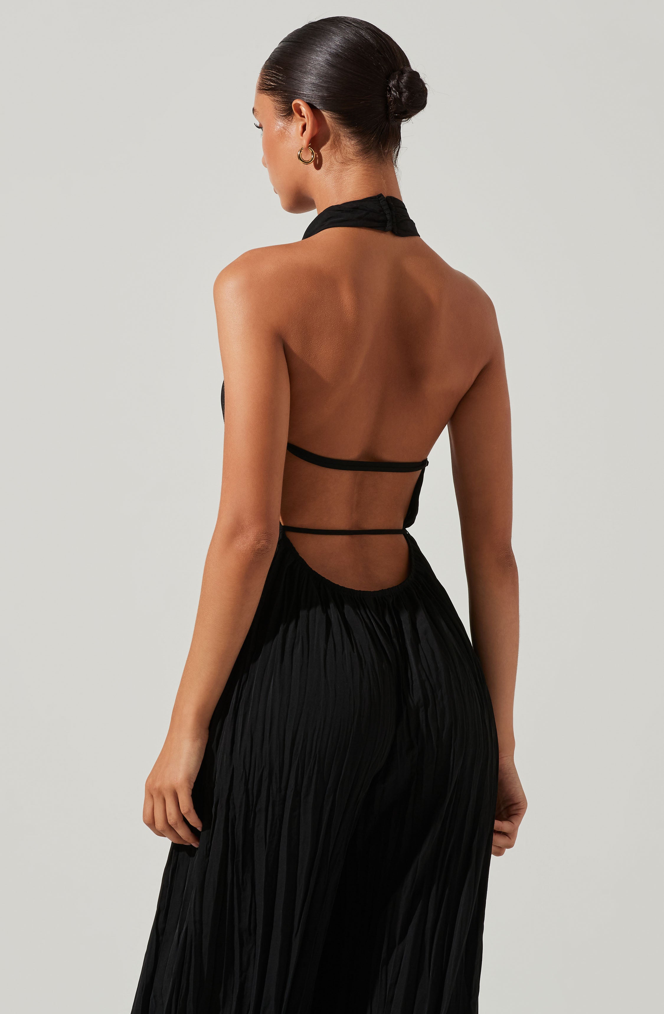 Damia Halter Wide Leg Jumpsuit