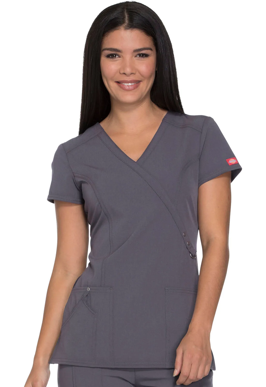 Dickies Xtreme Stretch Mock Wrap Top