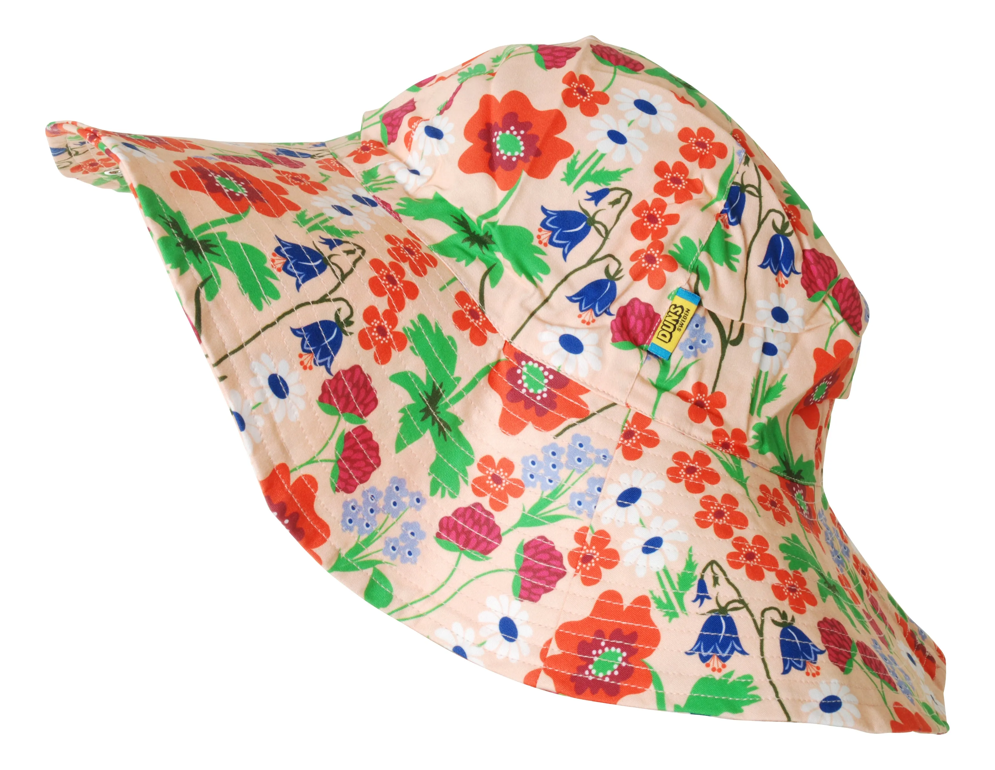 DUNS Summer Flowers Bleached Apricot Sun Hat