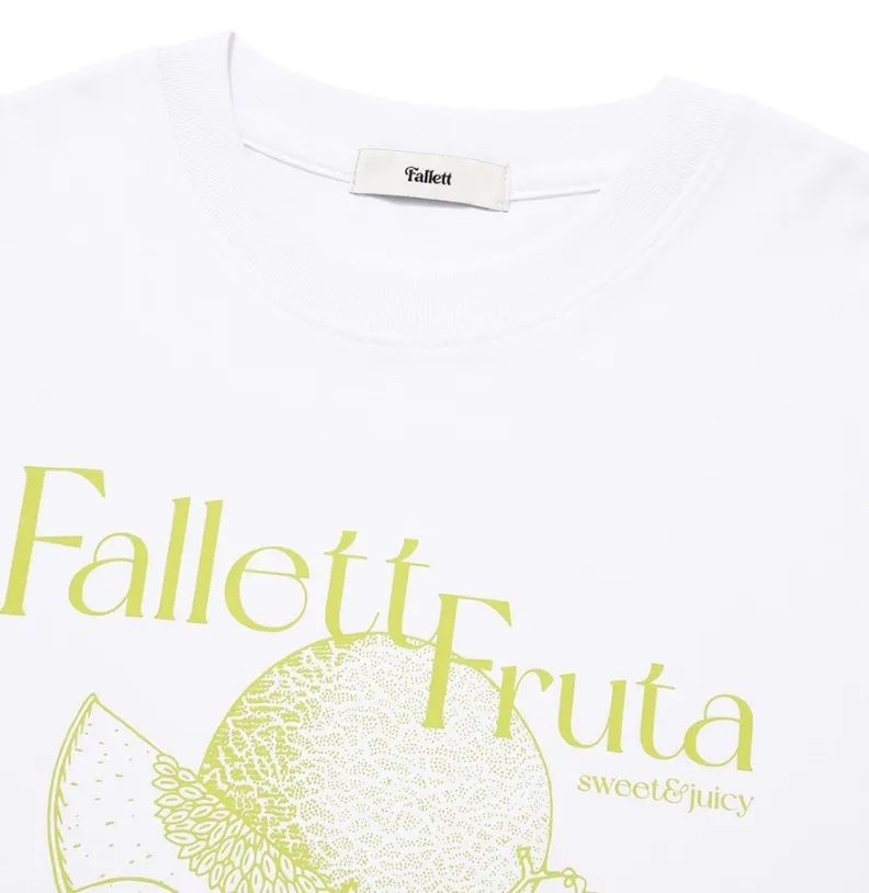 Fallett  |Crew Neck Street Style U-Neck Plain Cotton Short Sleeves