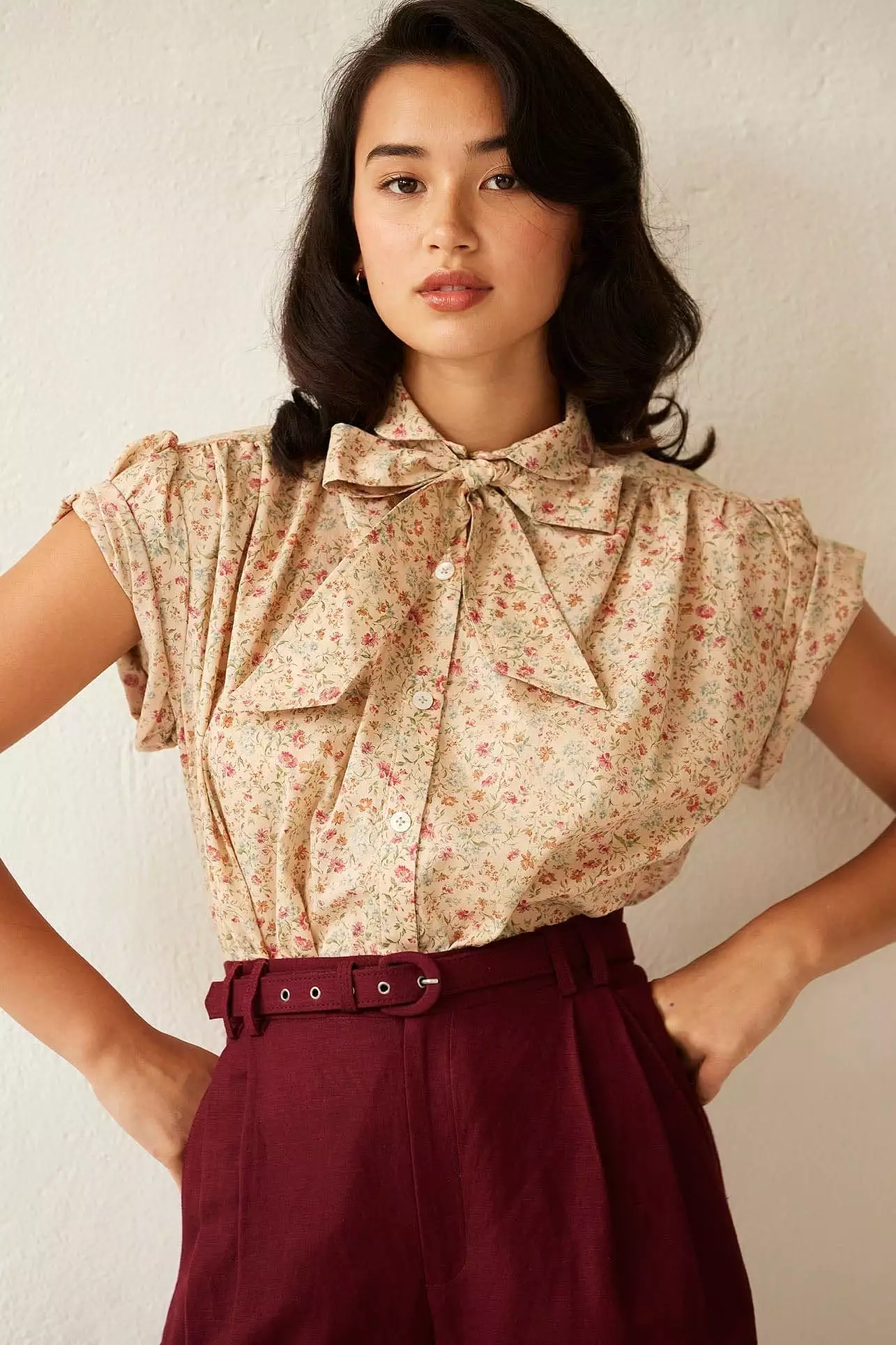 Georgina Blouse In Cotton Floral