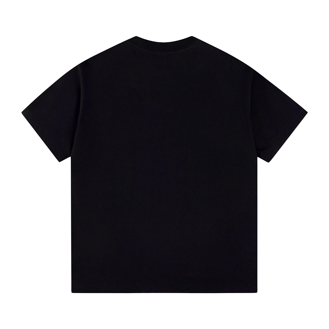 Gucci 24SS embroidered weather forecast short-sleeved T-shirt Black 3.6