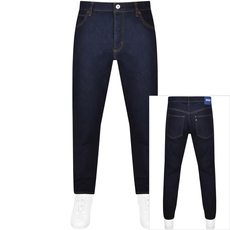 HUGO Blue Brody Jeans Dark Wash Navy