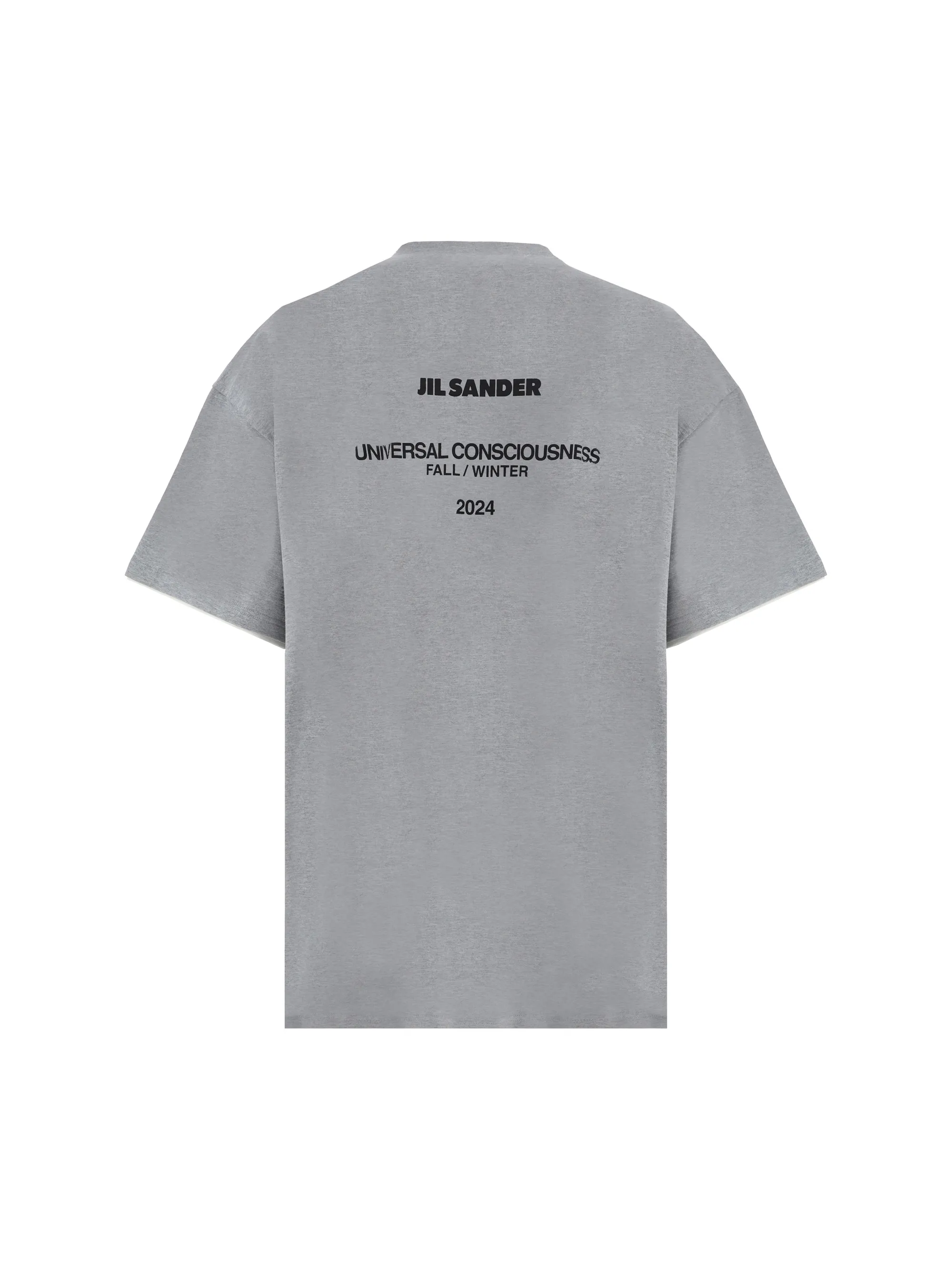 Jil Sander  |Crew Neck Monogram Street Style Cotton Short Sleeves Logo