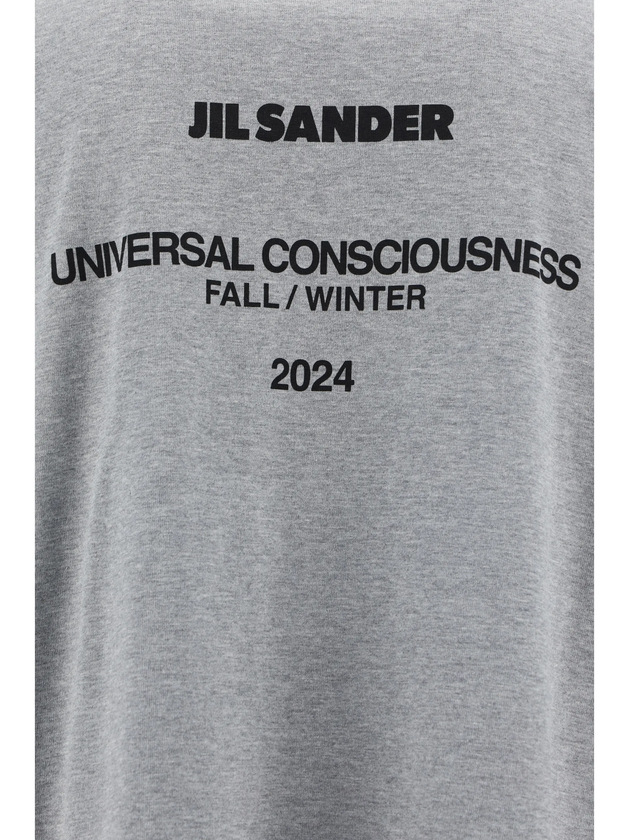 Jil Sander  |Crew Neck Monogram Street Style Cotton Short Sleeves Logo