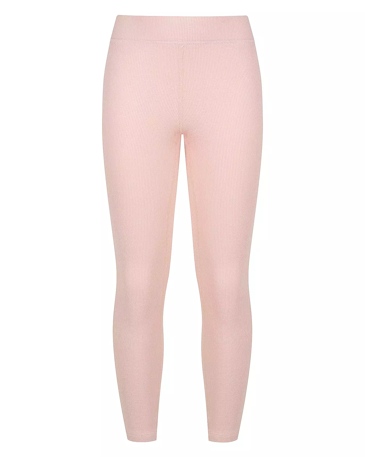 KIDS RIB LEGGING - PEACH PINK