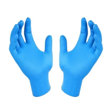 KQ KQ - Vitrile Disposable Vinyl & Nitrile Blend Gloves -blue (XL) XL -47%