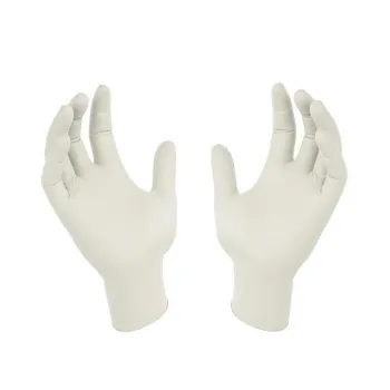 KQ Protos - Latex Examination Gloves -white (M) M -52%