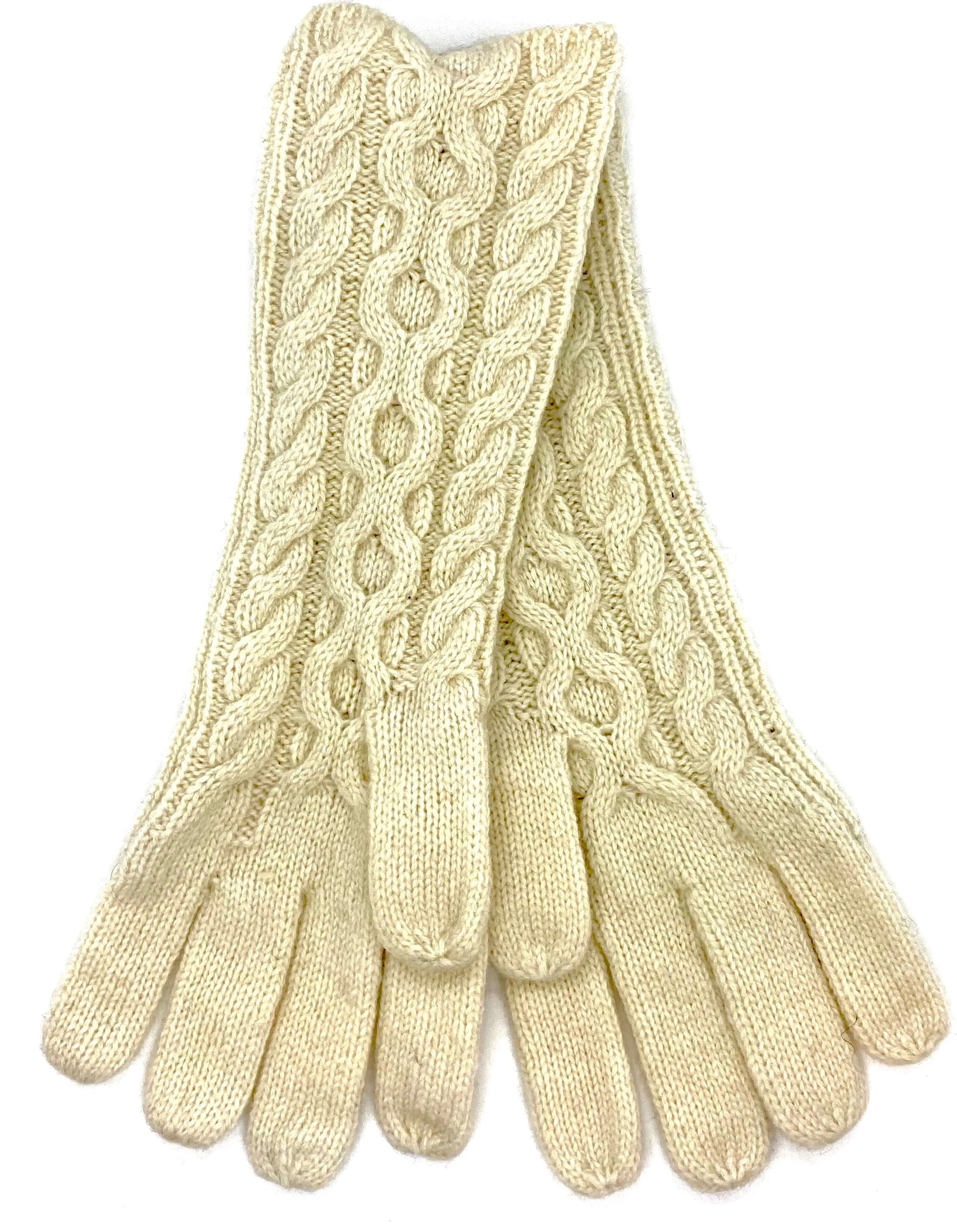 Lauer gloves, wool cable