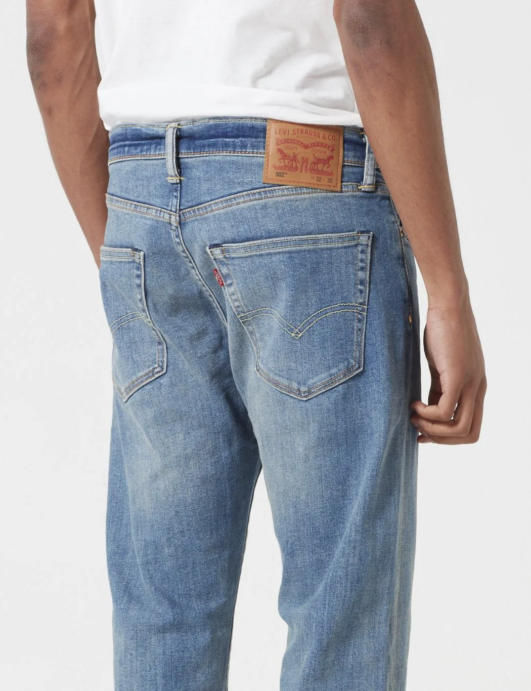 Levis 502 Jeans (Relaxed Tapered) - Dennis Blue