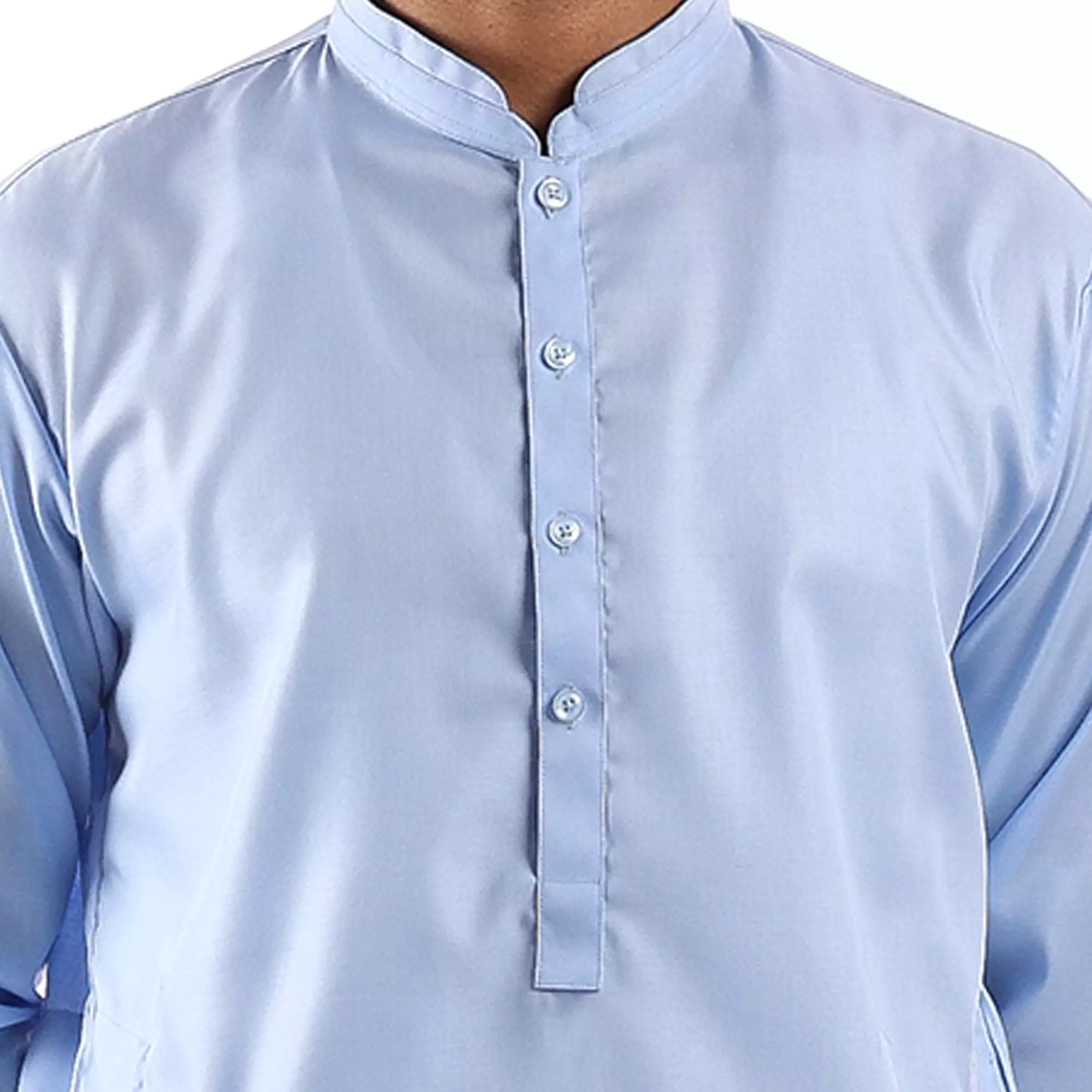 Light Sky Blue Short Kurta