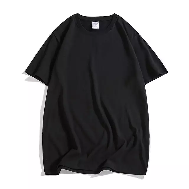 LISM Brand Quality Top Tees Solid Color Men's 100% Cotton Short