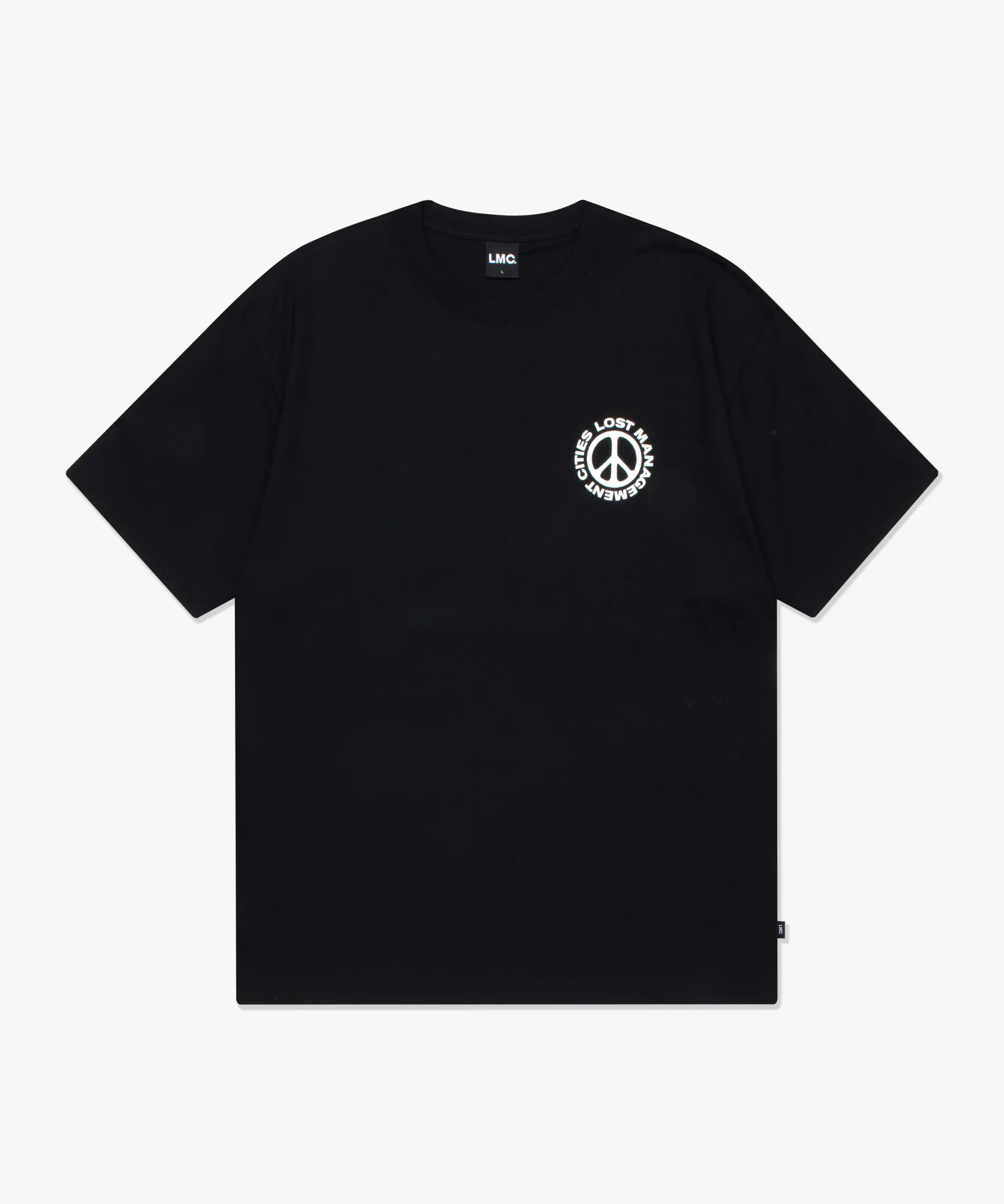 LMC  |Unisex Street Style U-Neck Plain Cotton Short Sleeves Logo