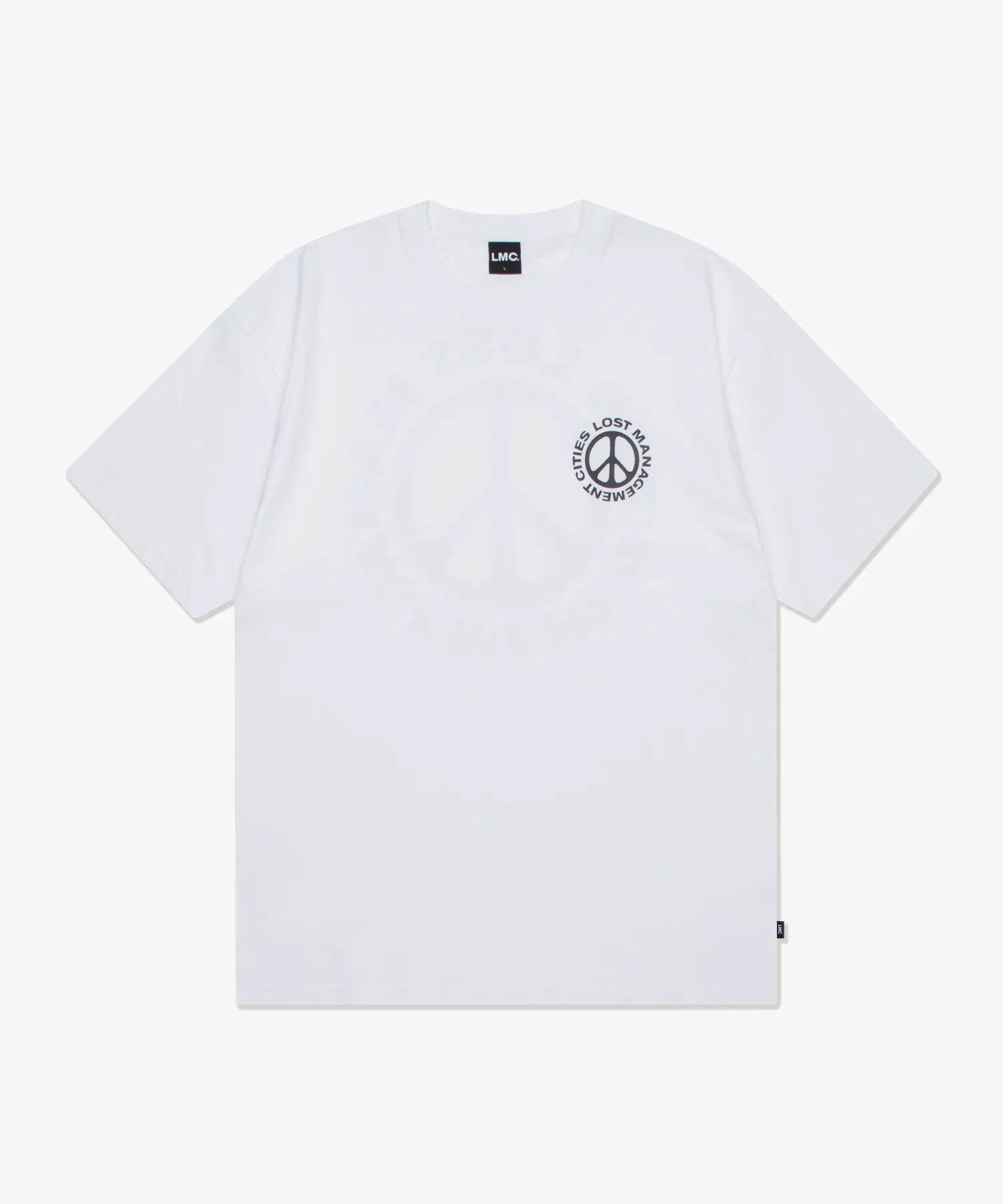 LMC  |Unisex Street Style U-Neck Plain Cotton Short Sleeves Logo