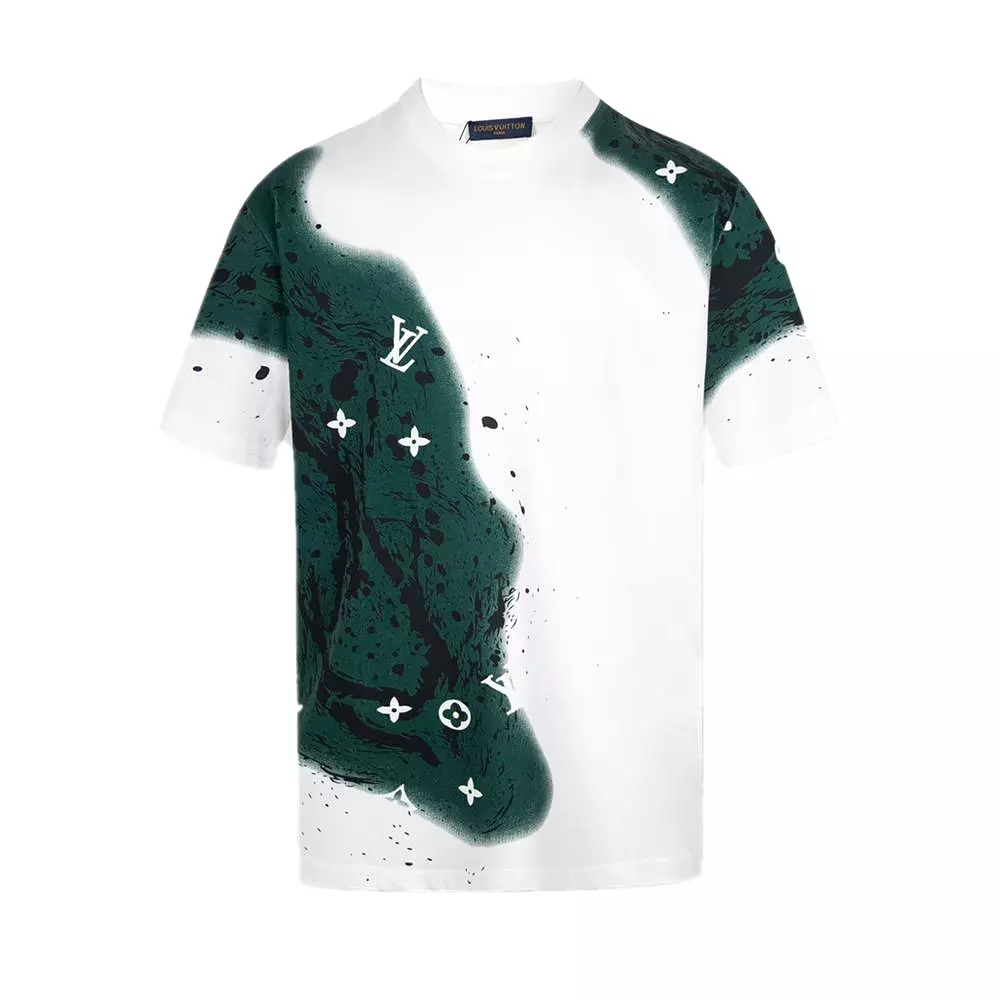 Louis Vuitton 24ss 3D three-dimensional inkjet printing design short-sleeved T-shirt 4.2