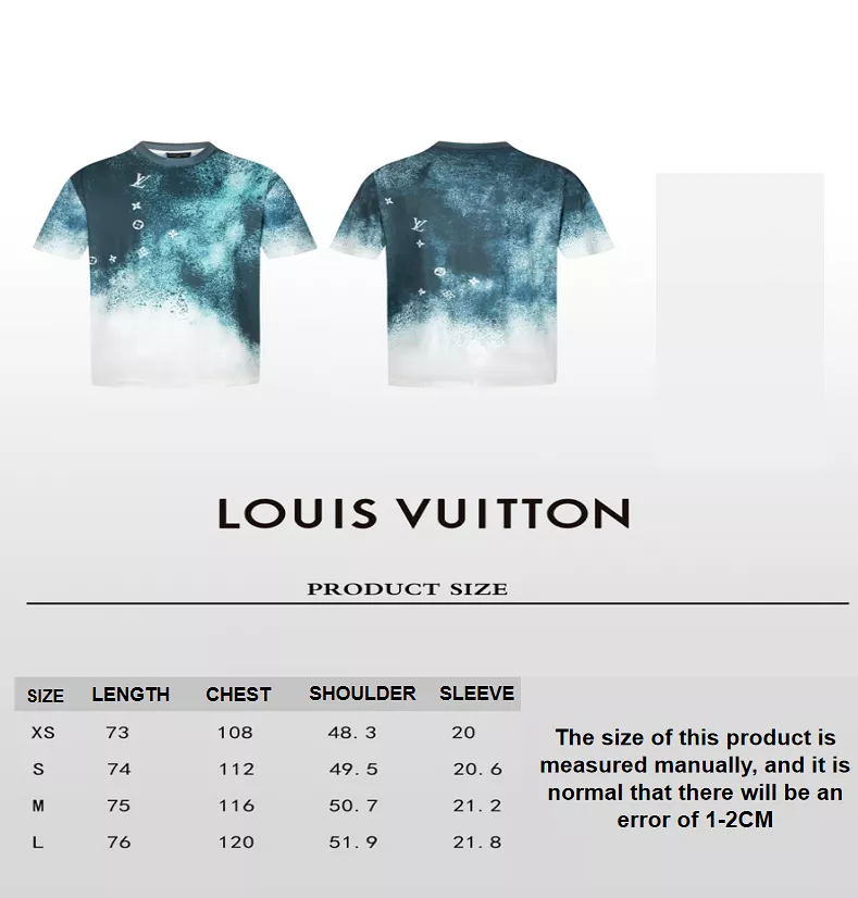 Louis Vuitton 24SS new 3D printing design short-sleeved T-shirt 3.21