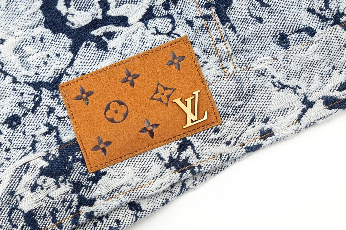 Louis Vuitton 24SS new washed denim short-sleeved T-shirt 3.21