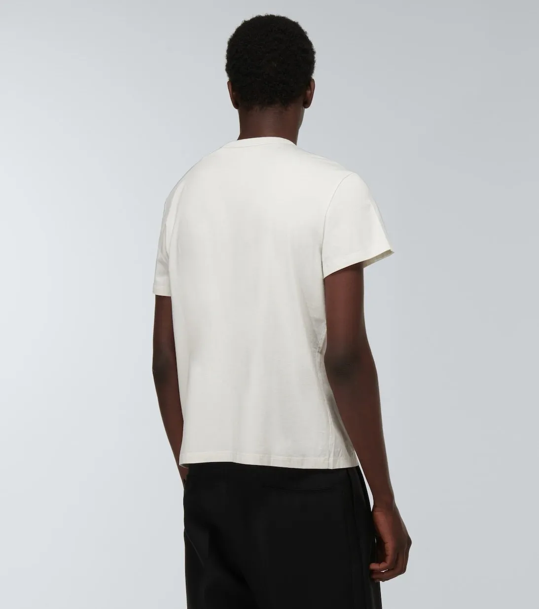 Maison Margiela  |Crew Neck Street Style Cotton Short Sleeves Logo Designers